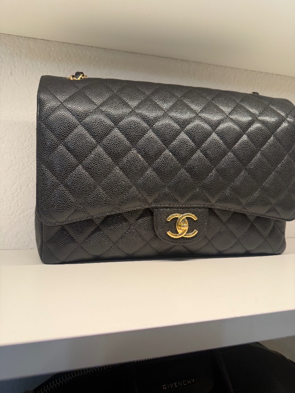 Black Chanel bag